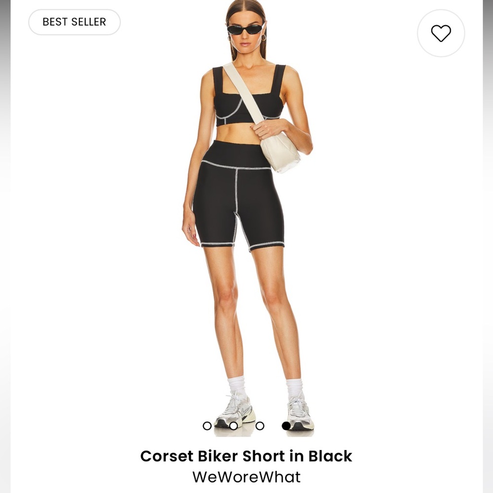 We wore what corset top an biker shorts